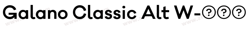 Galano Classic Alt W字体转换